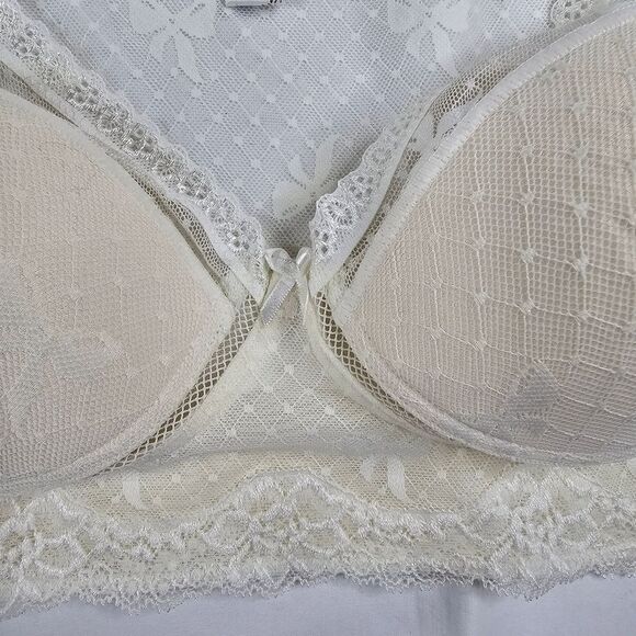 Wishlist Sheer Lace Bow Bralette size M - Picture 4 of 8